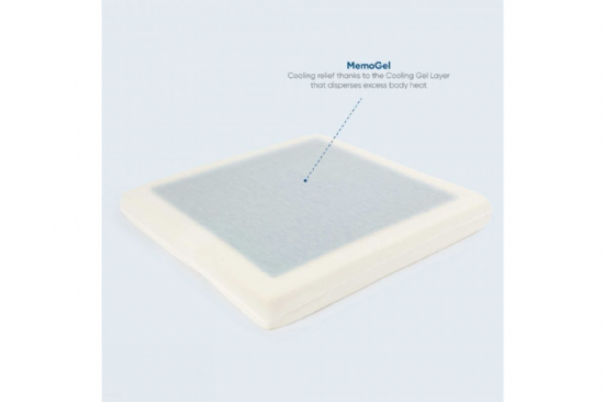 MemoGel Chair Cushion - Cooling Gel Memory Foam Seat Cushion