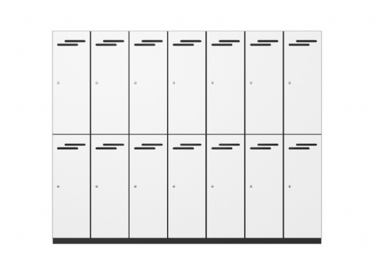 2 Door Melamine Lockers