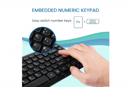 Compact Ergo - Mini USB Keyboard