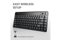 Compact Trackball Keyboard - Wireless Mini Trackball Keyboard thumbnail