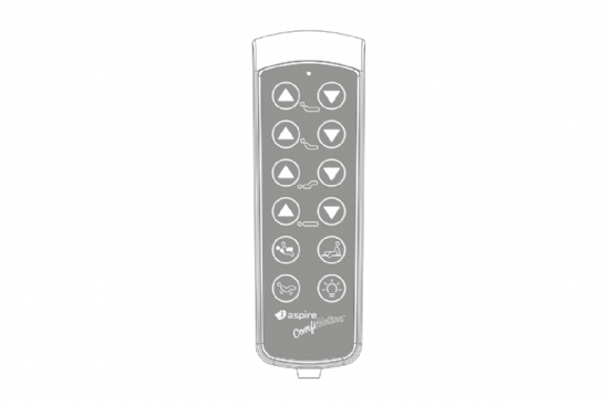Aspire ComfiMotion Activ Care Bed - Portobello Grey