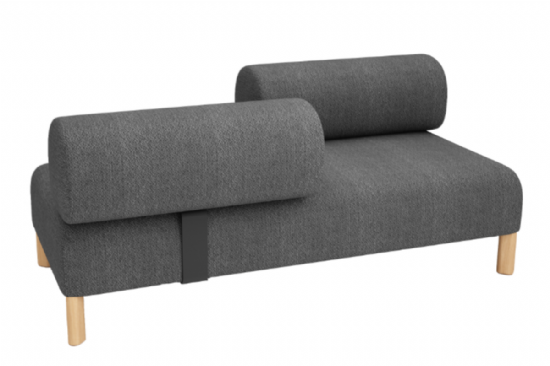 Scarborough 2 Seater + 2 Backrests Opposite Facing
